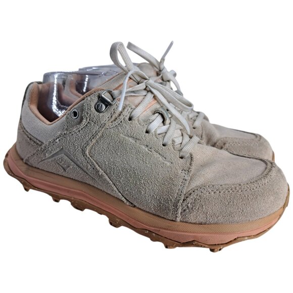 Altra Shoes - Altra Lone Peak Alpine Trail Running Sneakers Size 7 Hiking Suede Beige Outdoor